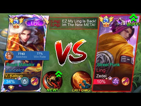 LANCELOT FULL DAMAGE BUILD VS NEW LING BURST CRIT BUILD!! 🔥 WHO IS THE KING OF ASSASSIN? 