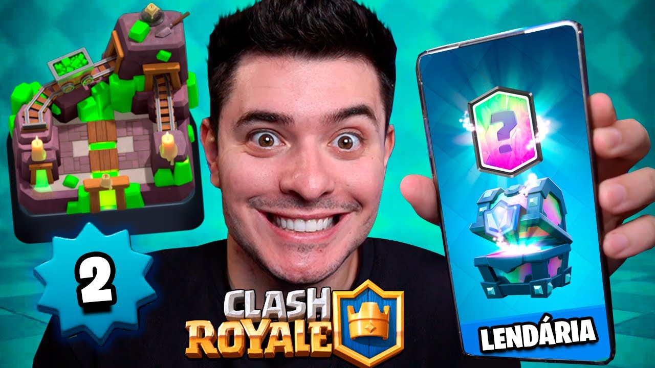 Finalmente.. minha primeira Carta Lendária no Clash Royale!