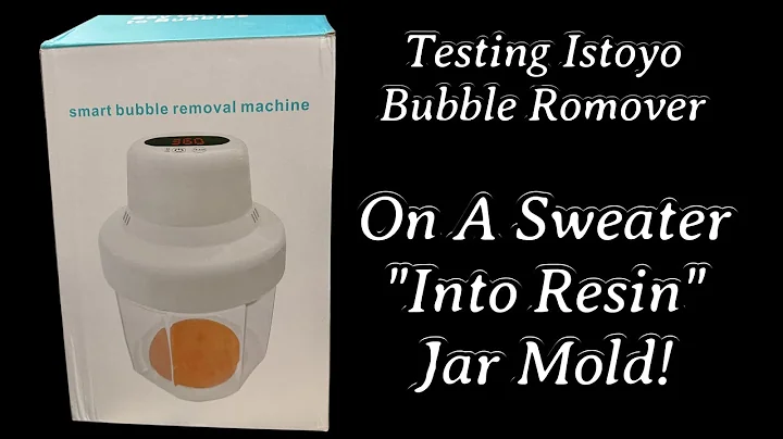 #818 Tesing Istoyo Bubble Remover On The "Into Resin" Sweater Jar!