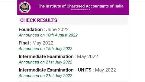 UPDATED CA inter And Final Result Timeing UPDATED  || CA inter And Final Exam November 2022