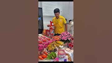 Thực hiện bày trí mâm cúnh khai trương Premium #cungkhaitruong #mamcungkhaitruong