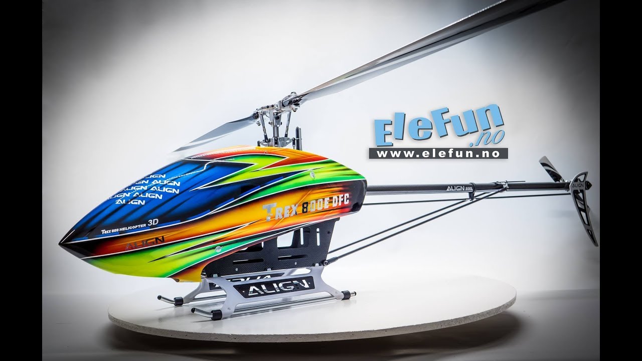 Align T-rex 800 DFC PRO custom build and reivew (freddy can