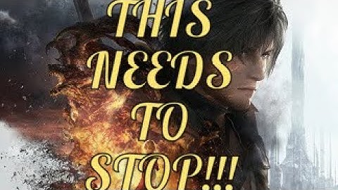 we NEED to talk about the ff 16 discourse