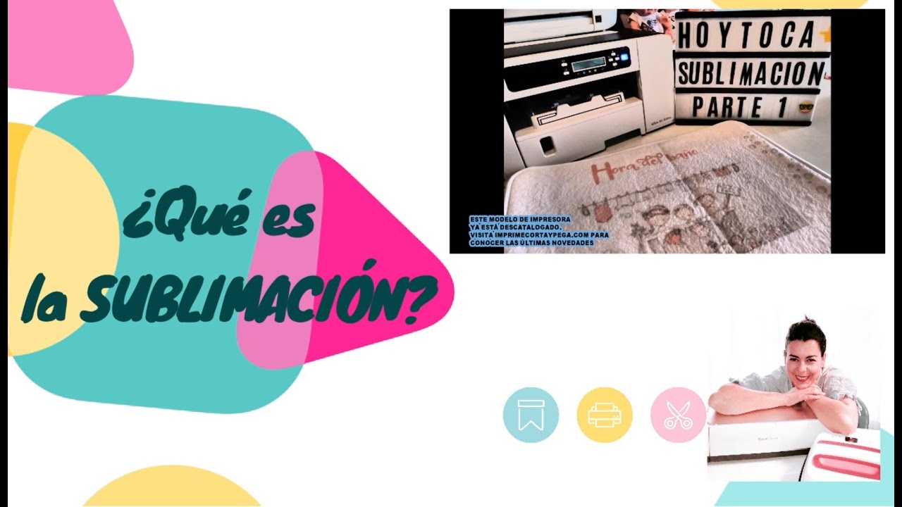 Qué es la sublimación? Sublimación para principiantes - YouTube