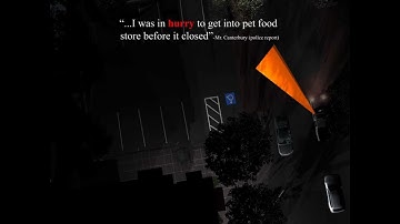 Night Time Animation www.3D-forensic.com  forensic animation, courtroom animation