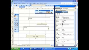 Değiştirme düğmesi ToggleButton tanıtımı-Excel Makro Eğitim Seti