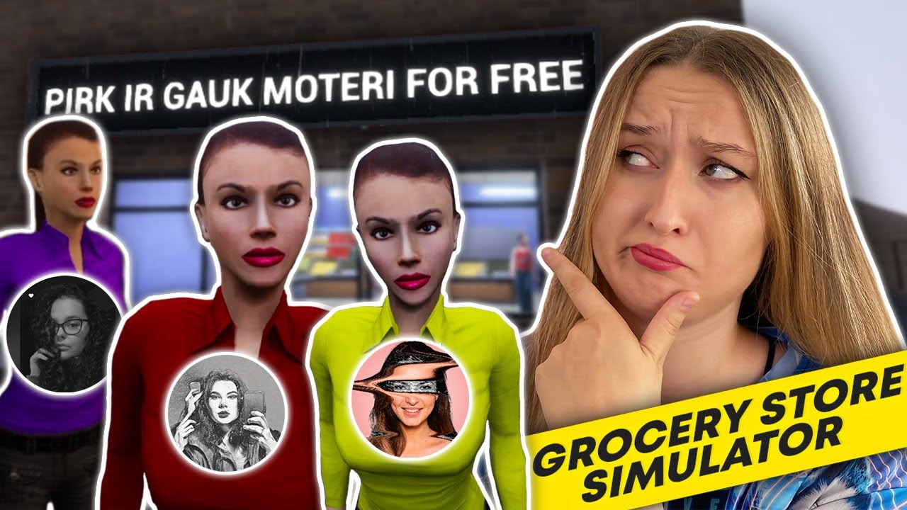 Pirk ir gauk moterį for free?! │ Grocery Store Simulator │Part 5