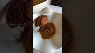 #sweets1-minute Brownie Protein Cookie🤩 It’s fudgy and chocolaty! The cookie#ytshorts