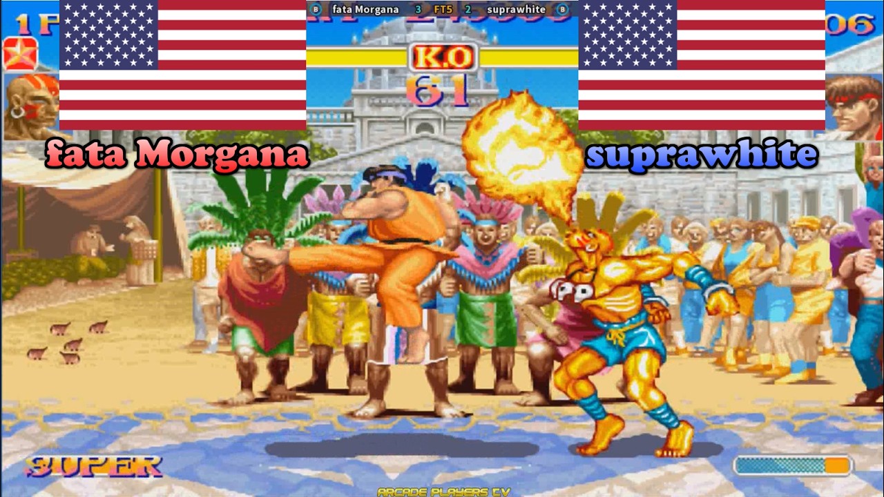 Super Street Fighter 2 Turbo ➤ fata Morgana (Usa) vs suprawhite
