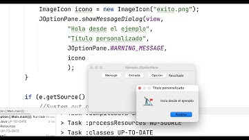 Cómo usar JOptionPane de Swing, Programación Orientada a Objetos con Java