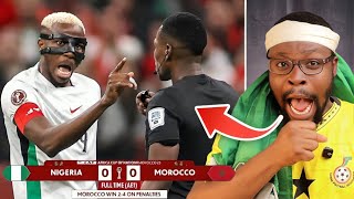GHANAIAN HONEST OPINION ON NIGERIA🇳🇬 0(2)-(4)0 🇲🇦MOROCCO! SUPER EAGLES OUT OF AFCON 2025 FINAL!