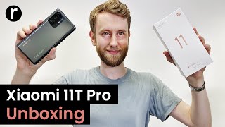 Xiaomi 11T Pro 5G Unboxing + First Boot Up (Celestial Blue) 