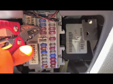 2006 Nissan Altima Starter Fuses & Starter Relay Location