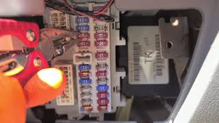 2006 nissan altima starter fuses & starter relay location