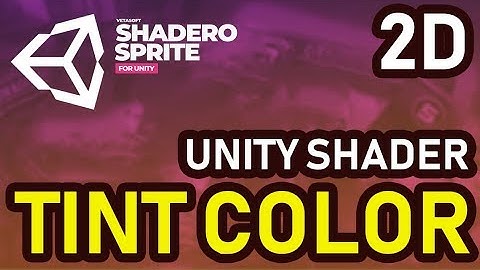 2D Shader Tint Color with Shadero Sprite for Unity