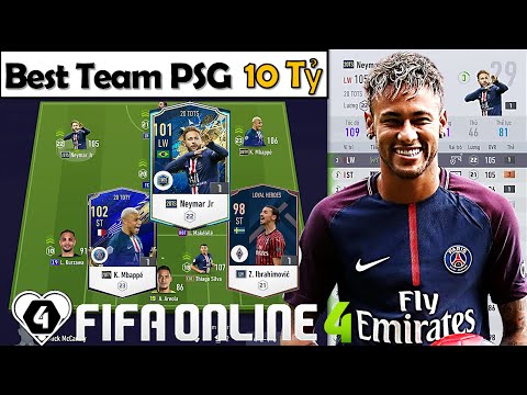 Xây Dựng & Trải Nghiệm Đội Hình " PSG 10 TỶ " XUẤT SẮC NHẤT Với Tam Tấu NEYMAR, MBAPPE, IBRAHIMOVIC