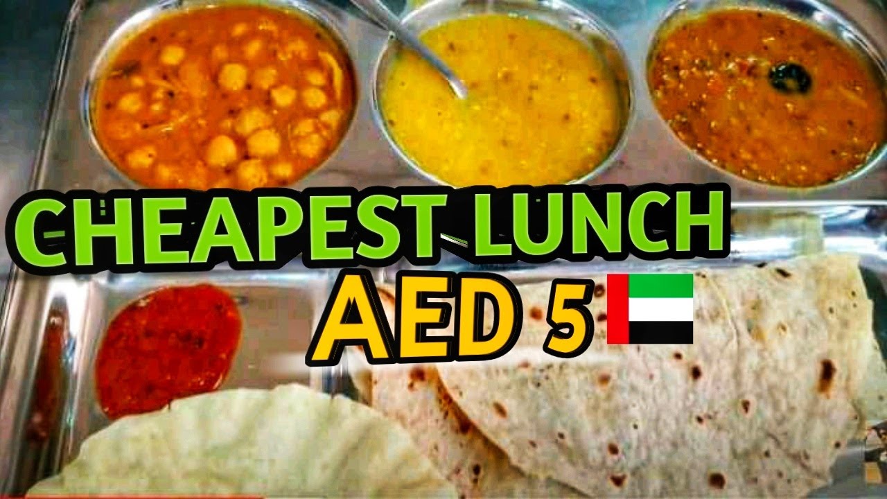CHEAPEST LUNCH IN DUBAI MEENA BAZAAR Food Only AED5 Food Vlog Dubai