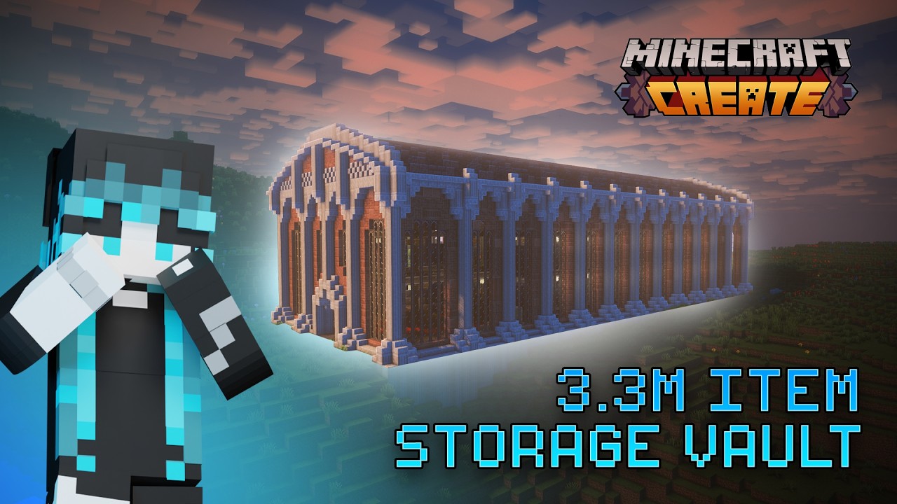 3.3M Item Storage Vault | Create Mod Schematic - YouTube