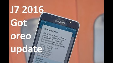 Samsung j7 2016 got the official oreo update Android 8.1 with Samsung experience 9.5