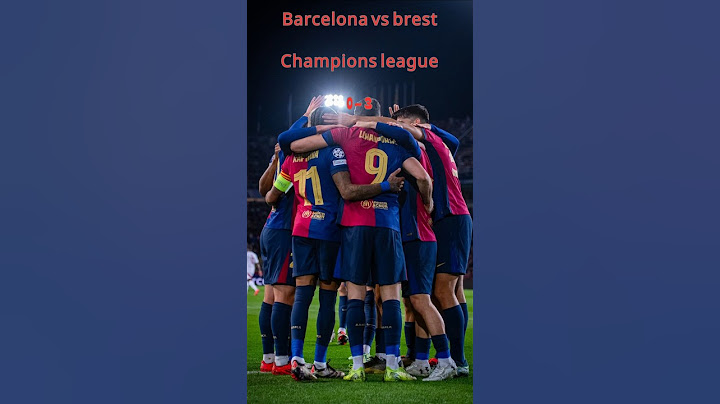 Barcelona vs brest champions league 3-0 hightlights and goals #football #barcelona #soccer #goals