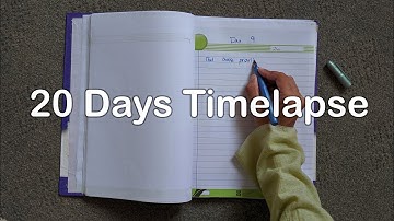 Learning to write with my Right Hand (20 Days Time Lapse)