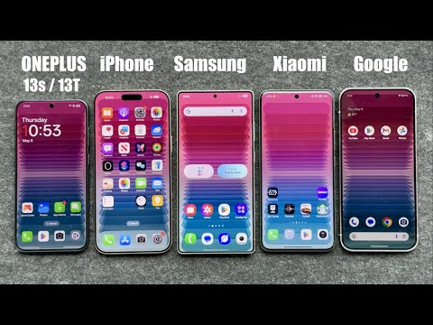 ONEPLUS 13T vs iPhone vs Samsung vs Pixel vs Xiaomi - ONEPLUS 13s DISPLAY BRIGHTNESS TEST!