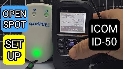 ICOM.ID-50 , ADD OPENSPOT