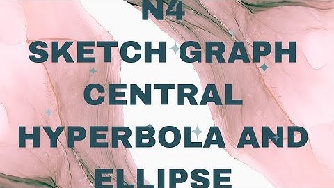 N4 Sketch graphs. Central hyperbola and Ellipse