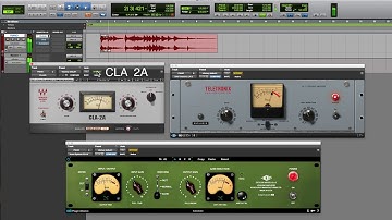 Pro tools  3 Compressor Plugins  Sound Comparison  BASS&PIANO