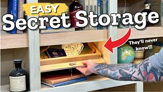 Making Hidden Storage Compartments || Next Level Cabinet Making by Bourbon Moth Woodworking 332,068 views 4 months ago 25 minutes