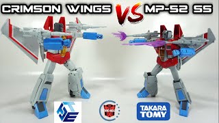 Comparison: Deformation Space Crimson Wings VS Takara Tomy MP-52 Starscream
