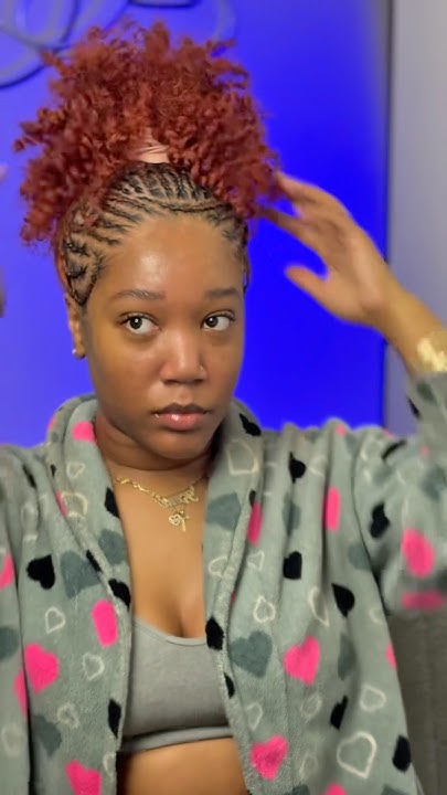  Super cute braids and a braid out on myself 🫶🏾 #hairstyle # ...