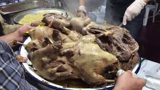 istanbul street food | turkish style roasted goose (Kars Usulü Haşlama Kaz)  | turkey street food