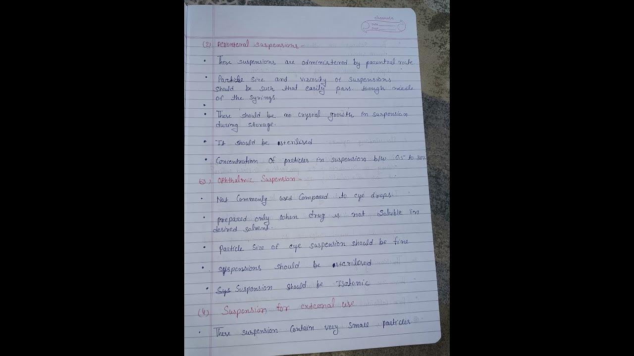 SUSPENSIONS in pharmaceutics formulation of suspension b pharmacy 