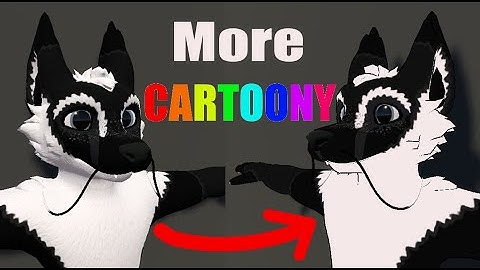 How to make your VRChat Avatar appear more cartoony (Unity Tutorial)