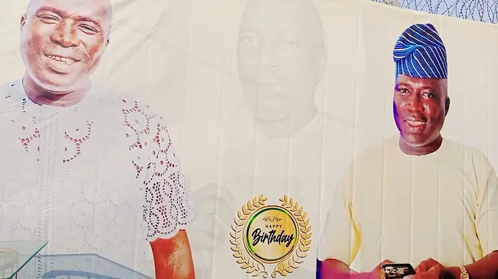 Mc Oluomo Kudeleti And Tafa sego Celebrate Birthday Party Of Alhaji Nurudeen Oladejobi In His Home