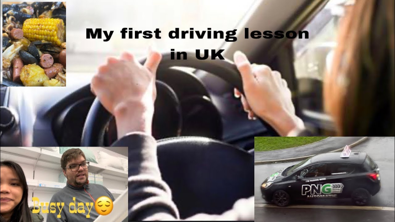 My first driving lesson in UK / Busy day ang mga fersons - YouTube