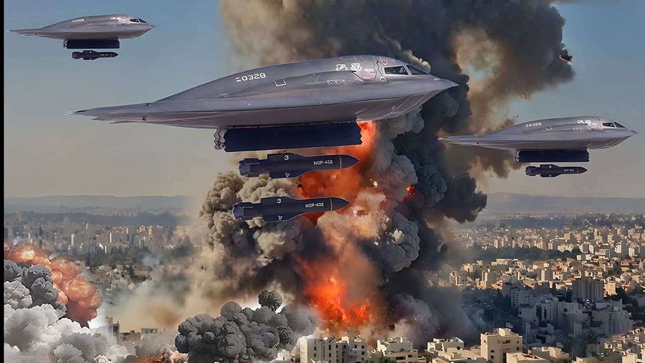 Напряженность возросла! США отправили десятки бомбардировщиков B-2 после того, как Иран нанес удар