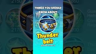 Things You Should Know About Thunder Belt Mlbb Item Guide