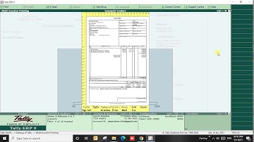 Ledger wise Sales Invoice Print from Multi Voucher Printing in Tally