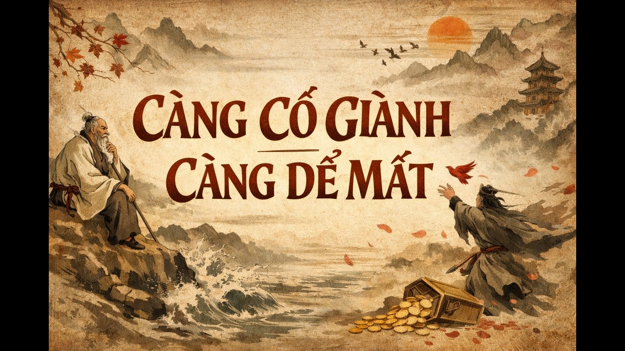 Cổ Nhân Dạy : Thứ Càng Cố Giành, Càng Dễ Mất | lời dạy cổ nhân