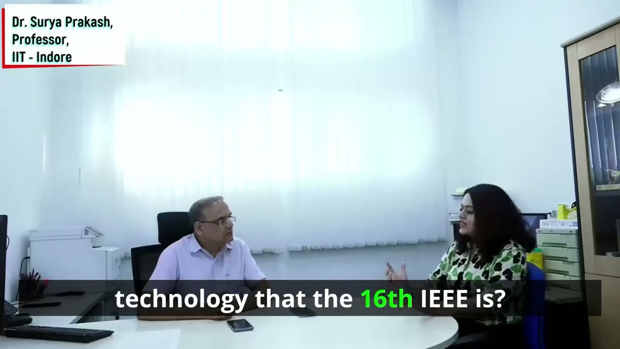 Corporate emcee in mumbai Nikita Rana anchoring ICCCNT at IIT Indore