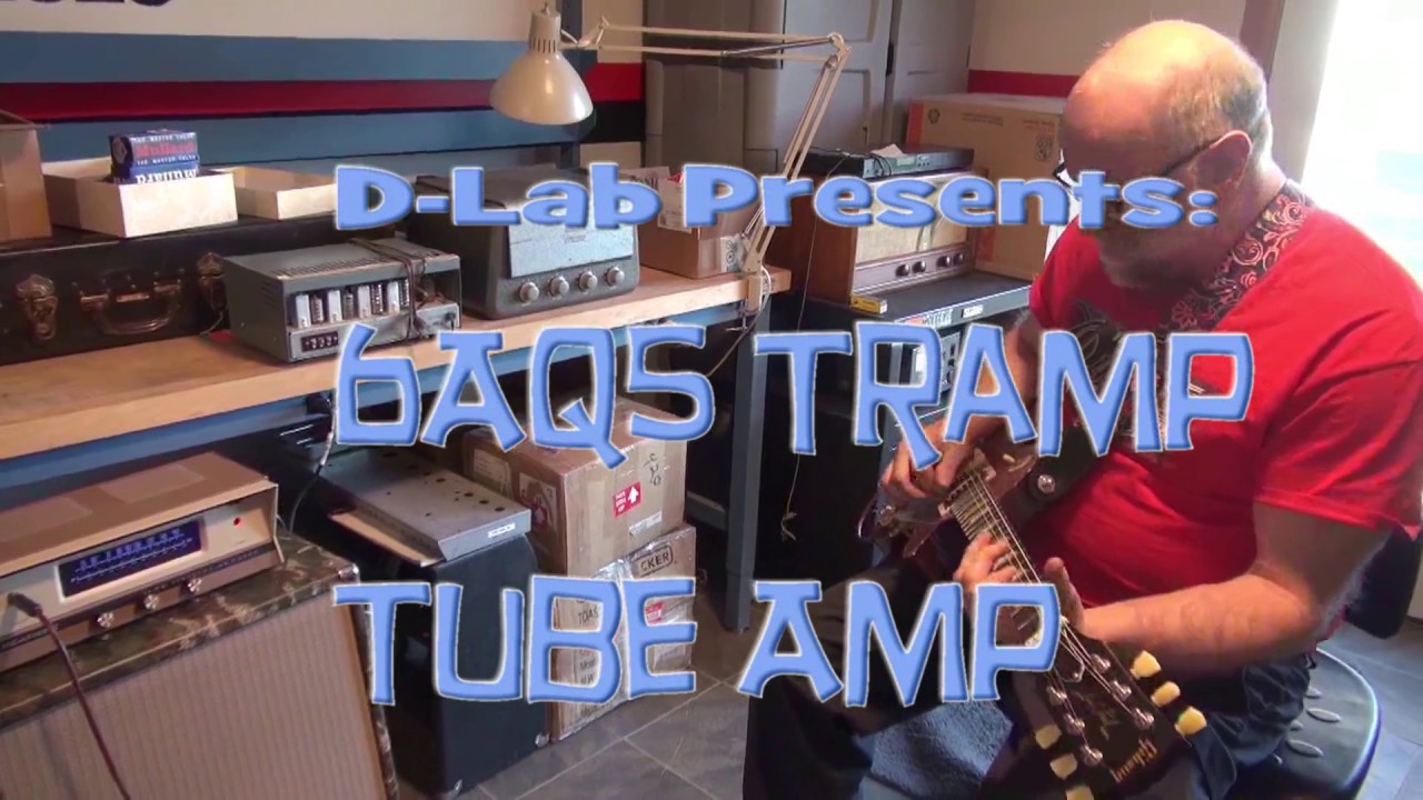 D-lab 6AQ5 Tramp Amp Guitar tube boutique practice amplifier vintage technology