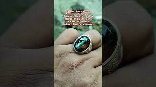 badar pancawarna cincin batu akik natural