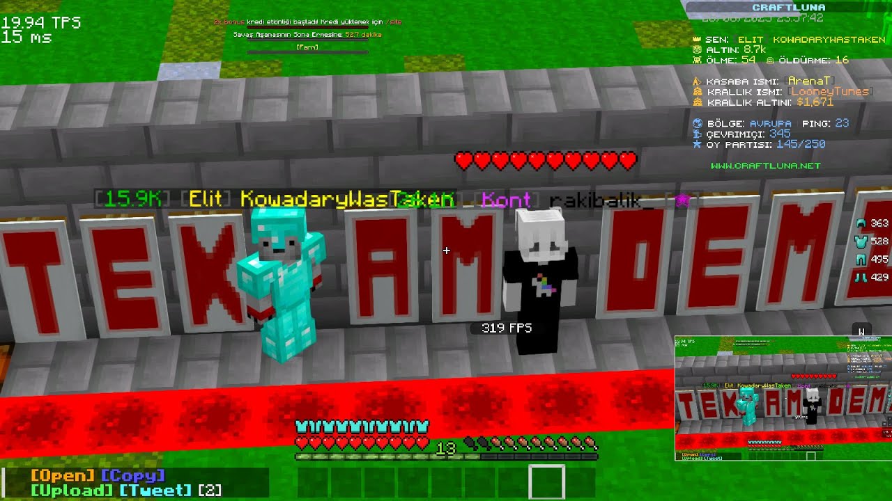 CraftLuna S4 Kill Montage (Sadom ve JarkPlost Kardeşim için)