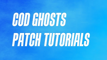 Operation/patch tutorial (gun in a box) COD Ghosts