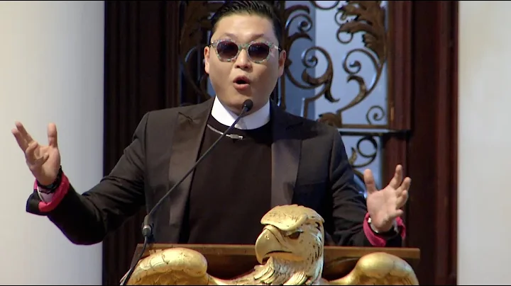 "Gangnam Style" Singer PSY Visits Harvard