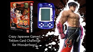 Crazy Japanese Games! - Tekken Card Challenge for the WonderSwan! screenshot 2