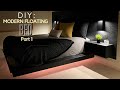 Diy how to build a modern floating bed part 1