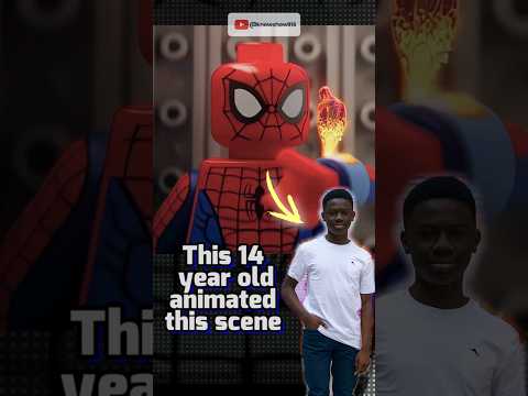 Across the Spider-Verse 14 year old Animator #shorts #acrossthespiderverse #spiderman #marvel